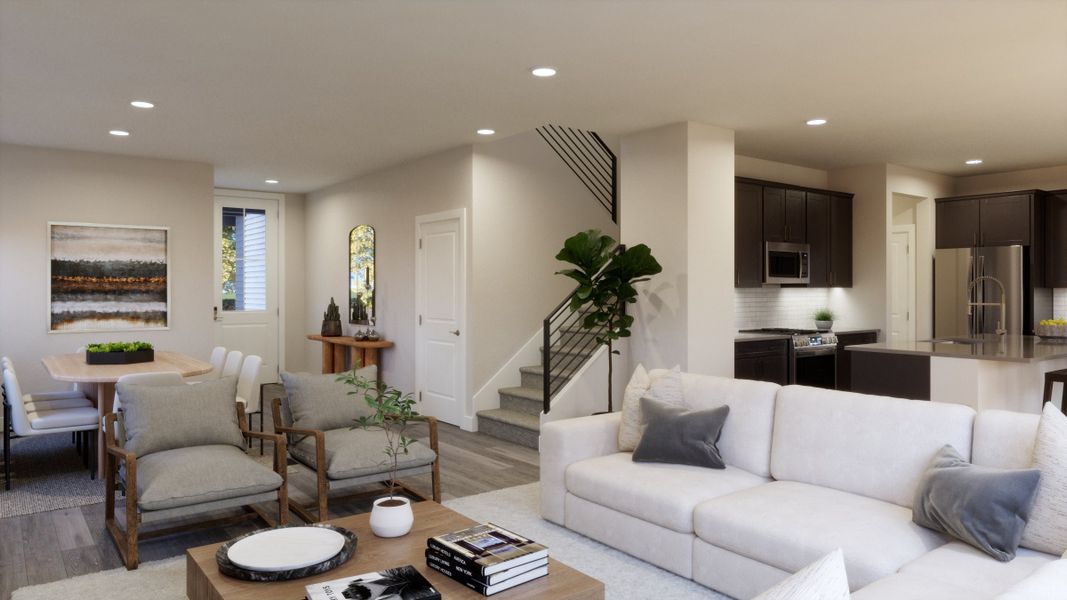 Representative furnished interior of a home built from the 3 by Trumark Homes in Trumark Homes at Tanterra, Parker (Image 3).