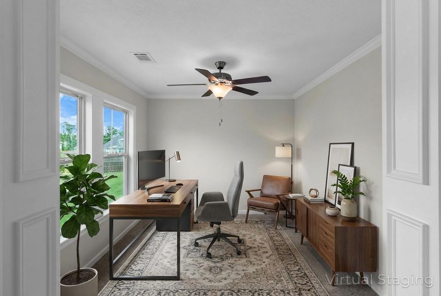 Furnished interior view inside a new home in Tillery Park, Grovetown (Image 16).