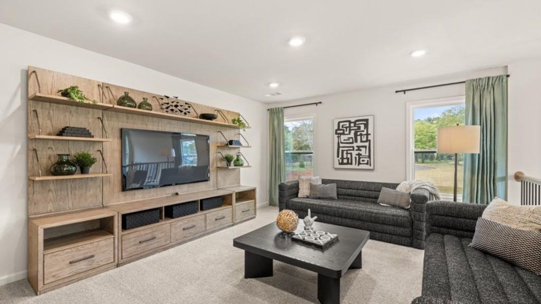 Furnished interior view inside a new home in Thalley Creek Estates, Cumming (Image 46).