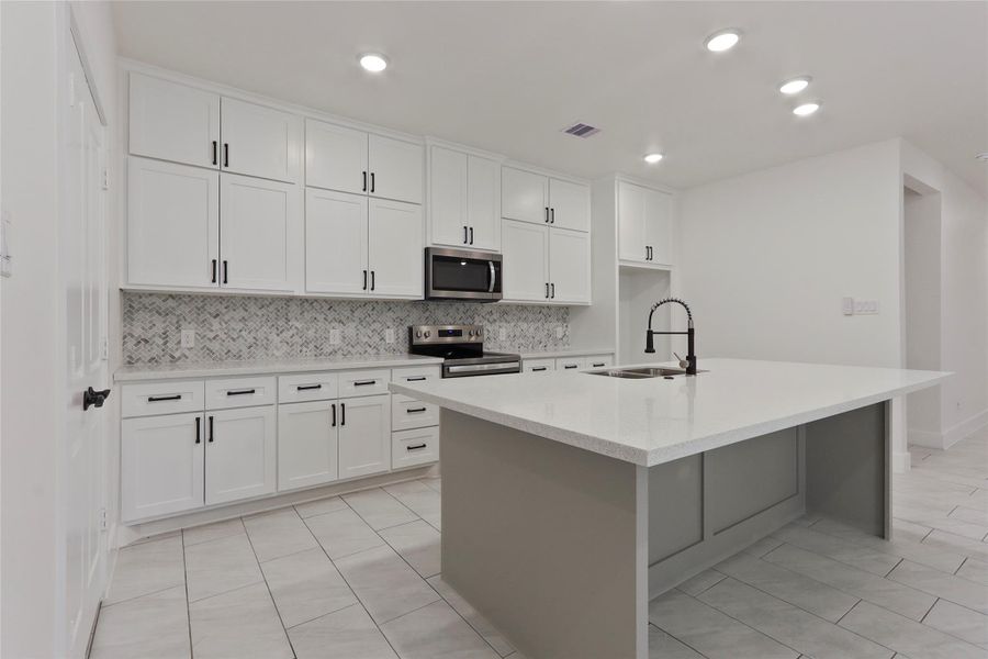 Furnished interior view inside a new home in , Prairie View (Image 7).