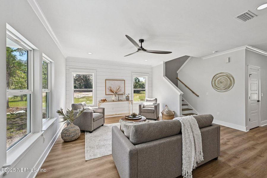 Furnished interior view inside a new home in , Fernandina Beach (Image 39).