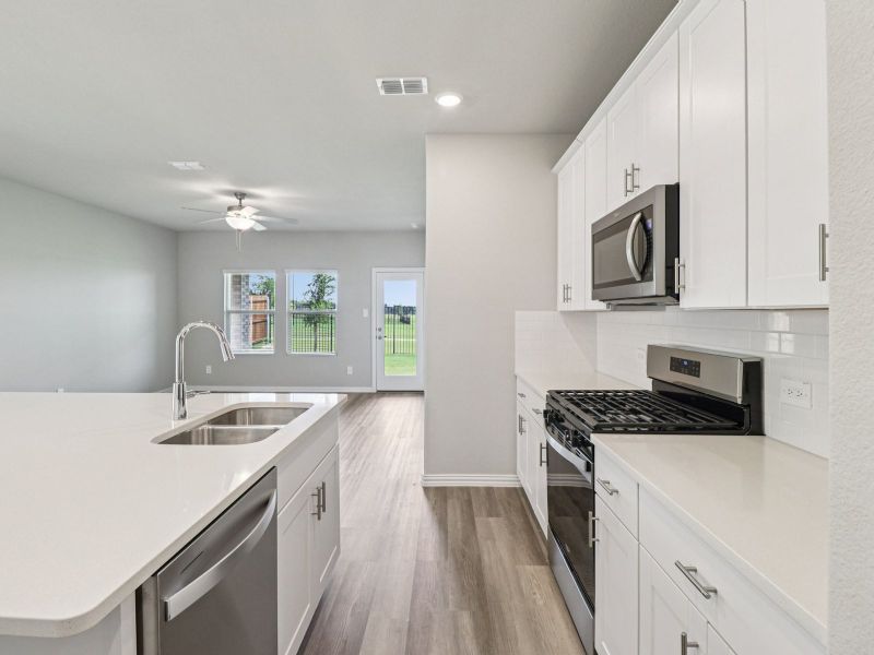 Furnished interior view inside a new home in Eastridge - Spring Series, McKinney (Image 6).