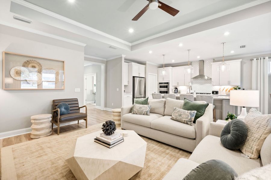 Furnished interior view inside a new home in Sun City Hilton Head, Bluffton (Image 15).