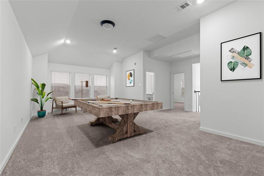 Furnished interior view inside a new home in , Manvel (Image 4). Furnished interior view inside a new home in , Manvel (Image 4).