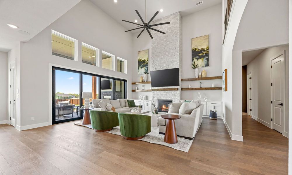 Representative furnished interior of a home built from the Rushmore by Cope Homes in Hidden Valley 1, Princeton (Image 4).