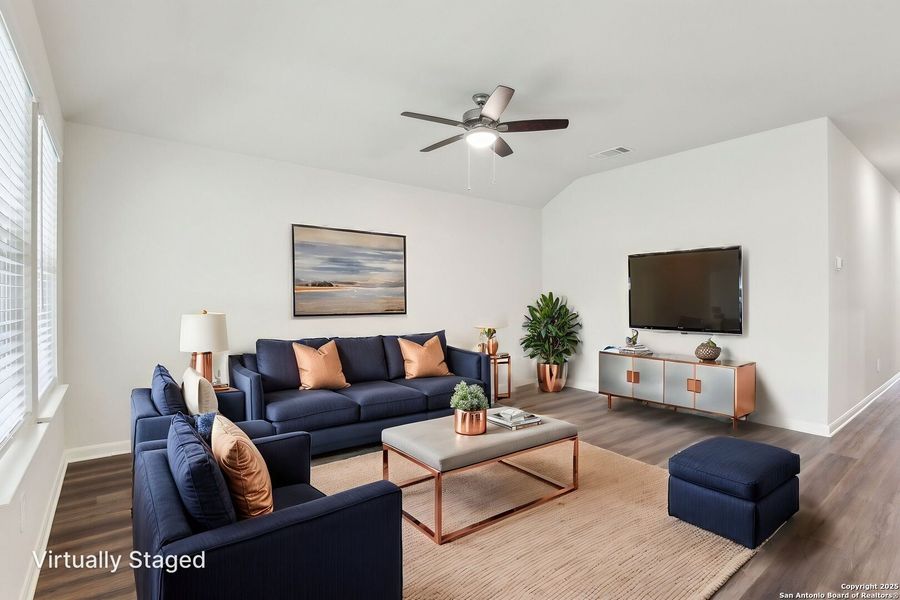 Furnished interior view inside a new home in Sagebrooke - Premier Series, San Antonio (Image 11).