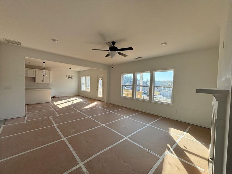In-progress construction of a new home in Arbors at Richland Creek, Buford, GA (Image 19).