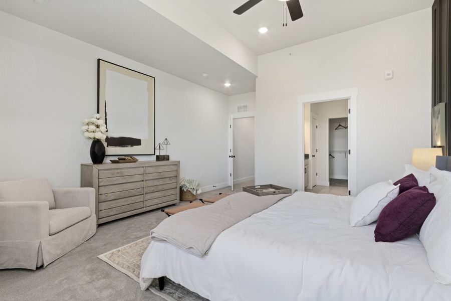 Representative furnished interior of a home built from the The Crestone by Landmark Homes in Northfield at Old Town, Fort Collins (Image 13).