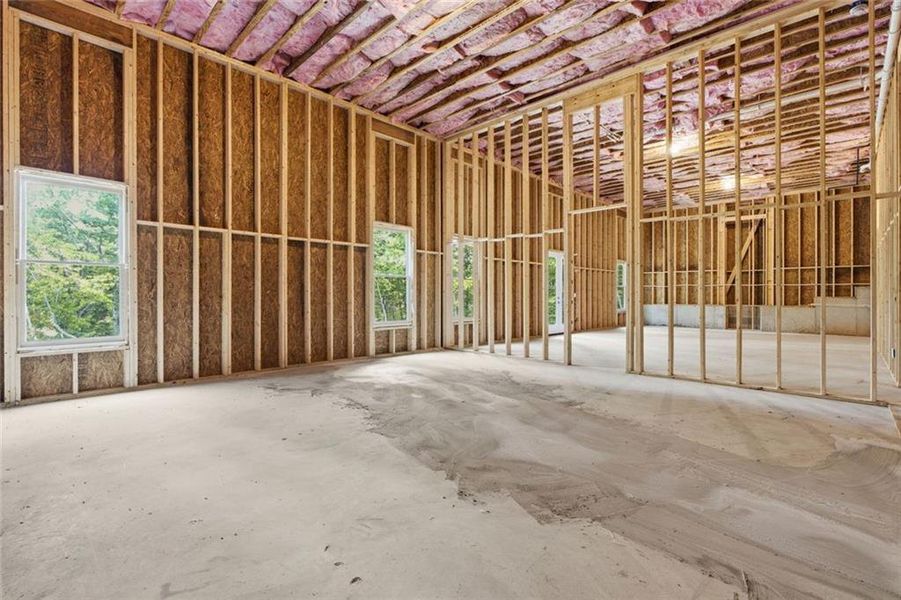 In-progress construction of a new home in , Ball Ground, GA (Image 60).