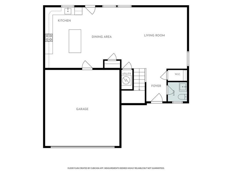 2D floor plan layout of this home in , Cumming, GA (Image 6).