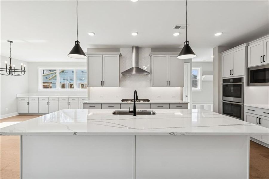 Furnished interior view inside a new home in Ellis, Marietta (Image 6).