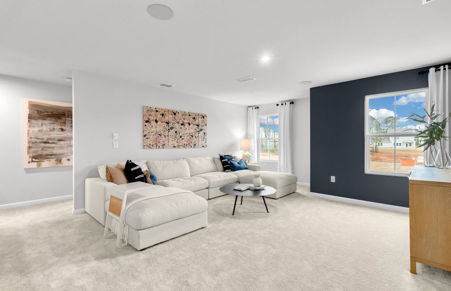 Furnished interior view inside a new home in Carpenter Falls, Durham (Image 21).