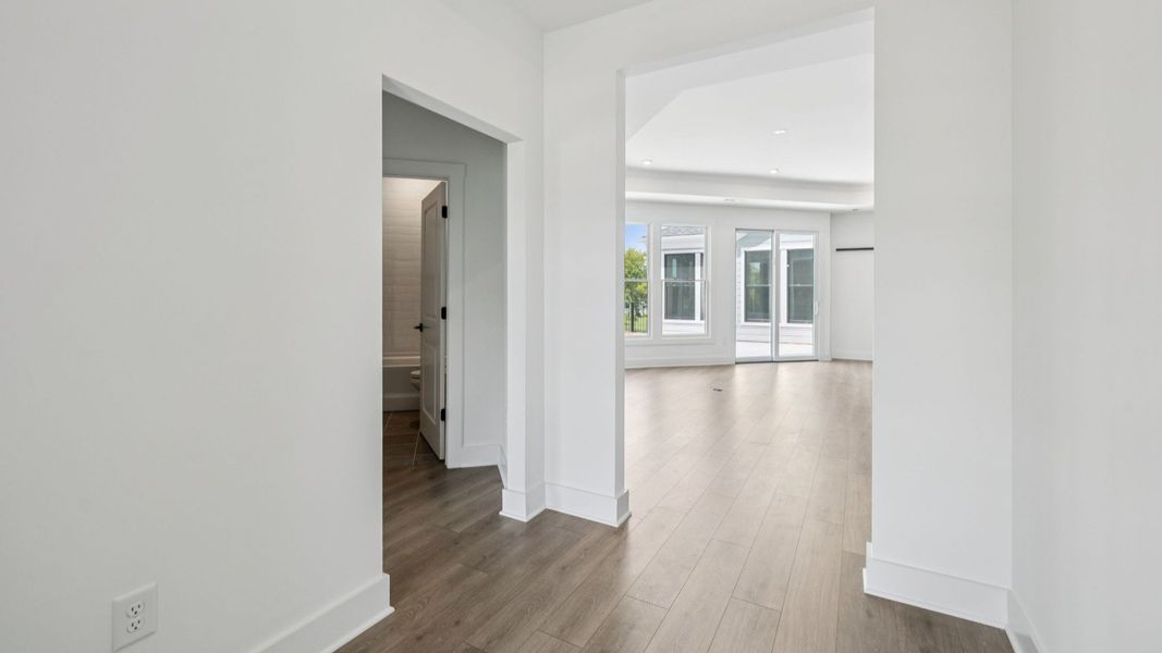 Spacious, unfurnished interior of a new home in The Courtyards at Stewarts Creek, Smyrna (Image 50).