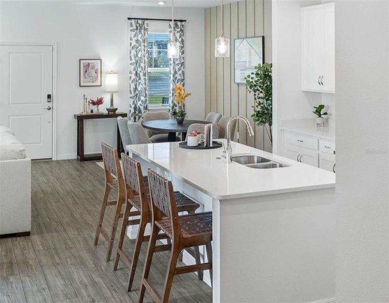 Furnished interior view inside a new home in Brack Ranch, St. Cloud (Image 7).