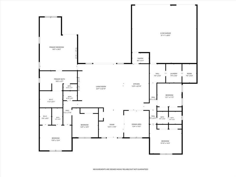 2D floor plan layout of this home in , Forney, TX (Image 4).