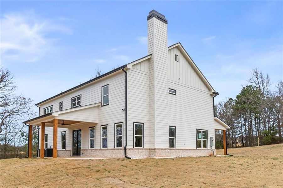 Exterior details and patio area of a home in , Social Circle (Image 27).