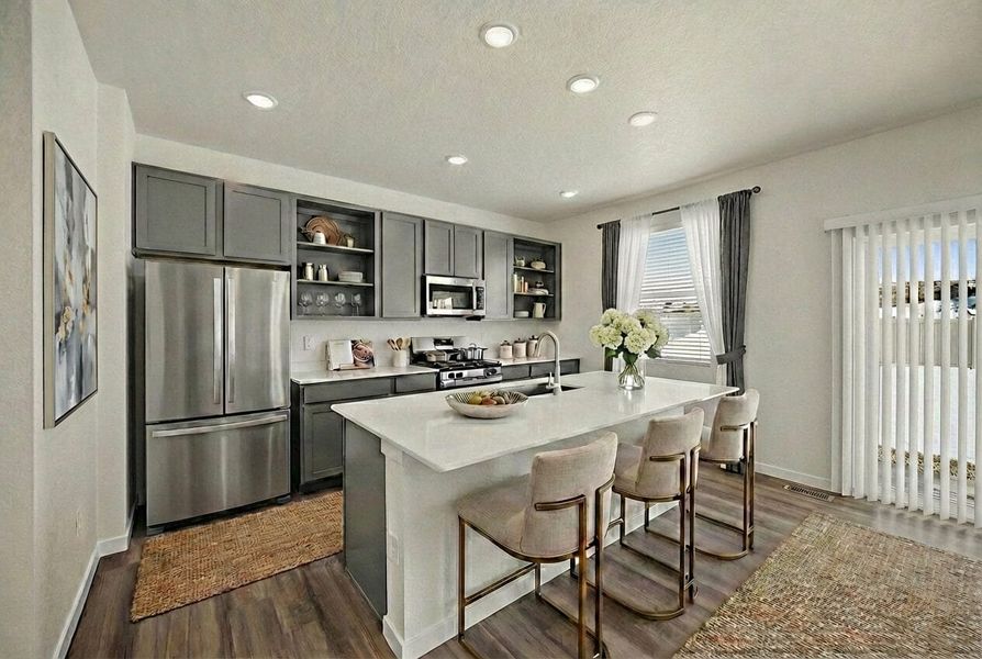 Furnished interior view inside a new home in Aspen Ranch, Fountain (Image 6).