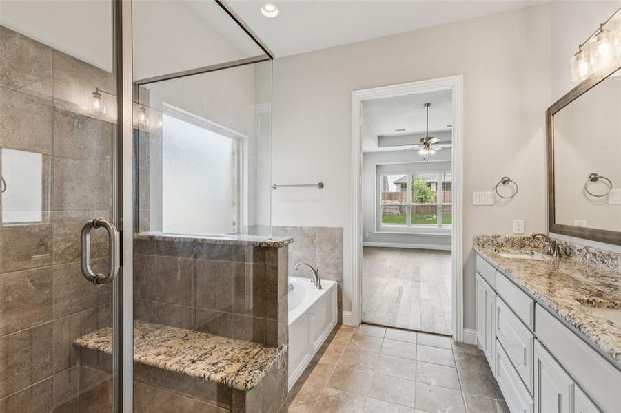 Furnished interior view inside a new home in Lake Shore Village, Rowlett (Image 12).