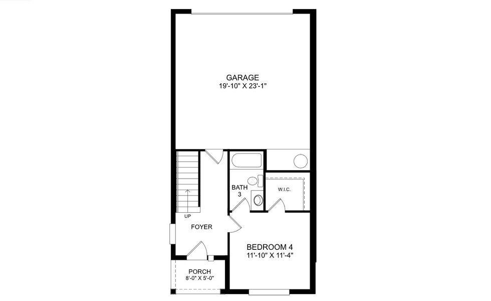 2D floor plan layout for the The Archer by Stanley Martin Homes in Westchase Station, Westchase, FL (Image 3). 2D floor plan layout for the The Archer by Stanley Martin Homes in Westchase Station, Westchase, FL (Image 3).