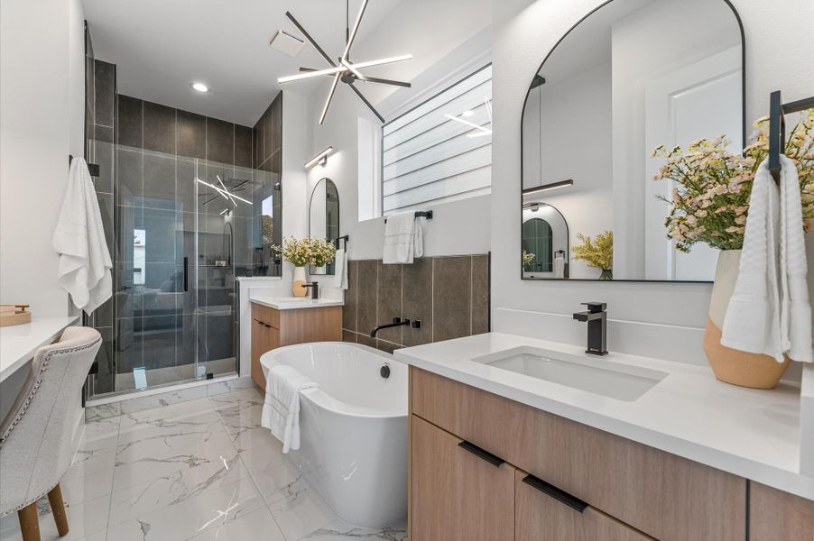 Furnished interior view inside a new home in , Houston (Image 15). Furnished interior view inside a new home in , Houston (Image 15).