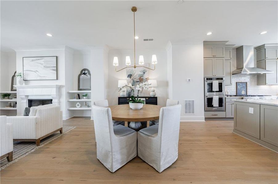 Furnished interior view inside a new home in , Alpharetta (Image 8).