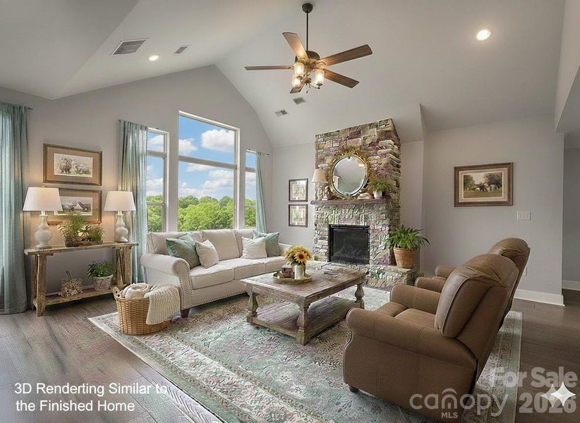 Furnished interior view inside a new home in , Lancaster (Image 9). Furnished interior view inside a new home in , Lancaster (Image 9).