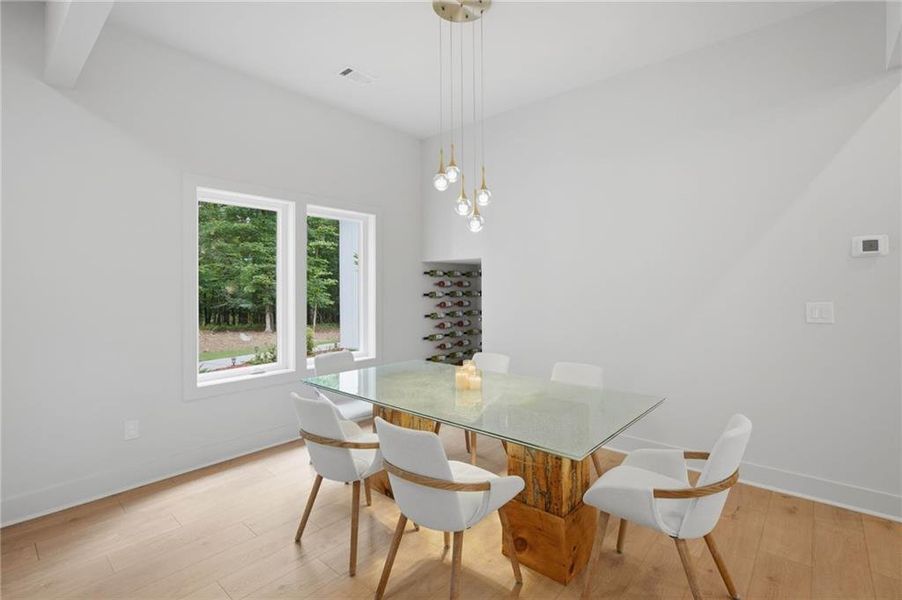 Furnished interior view inside a new home in , Eatonton (Image 18).