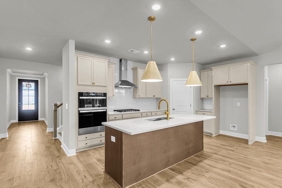 Furnished interior view inside a new home in Tidewater at Lakes of Cane Bay, Summerville (Image 8).
