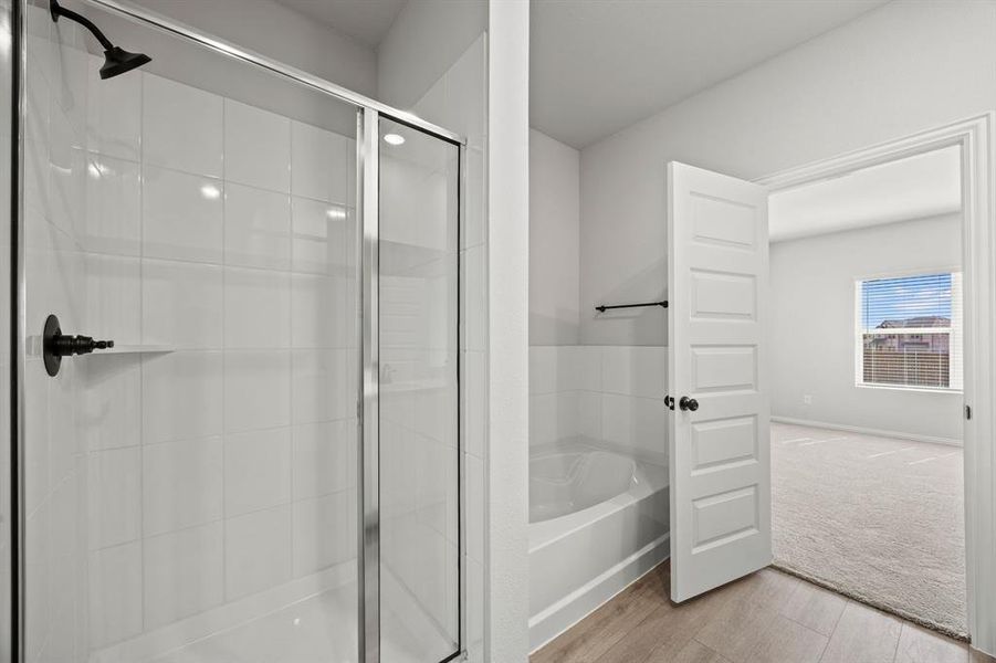 Furnished interior view inside a new home in Kings Way, Denton (Image 6).