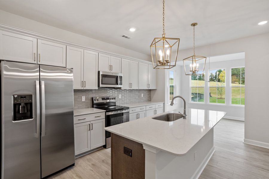 Furnished interior view inside a new home in Renaissance at White Oak, Garner (Image 5).