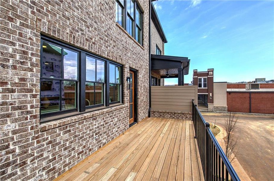 Exterior details and patio area of a home in , Cartersville (Image 27).