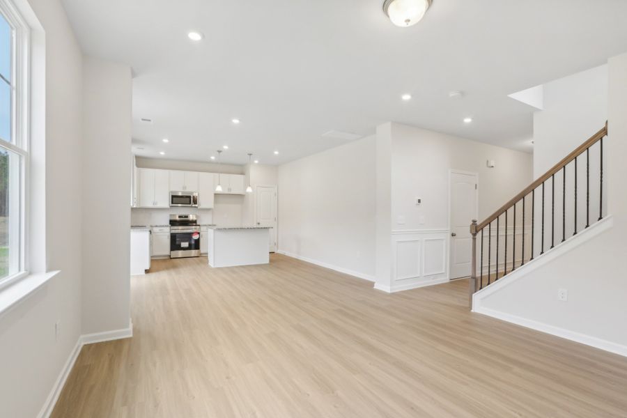 Spacious, unfurnished interior of a new home in Cantigny Park, Clarksville (Image 10). Spacious, unfurnished interior of a new home in Cantigny Park, Clarksville (Image 10).
