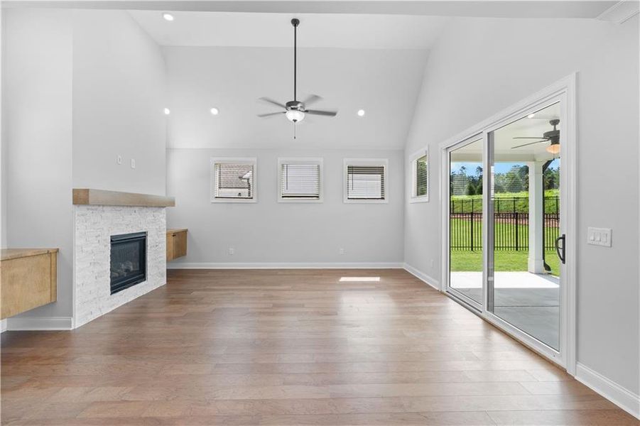 Spacious, unfurnished interior of a new home in Promenade at Sawnee Village, Cumming (Image 31).