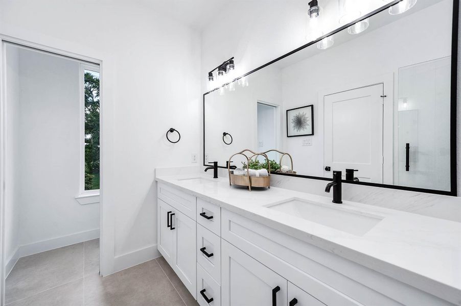 Furnished interior view inside a new home in , Houston (Image 22).