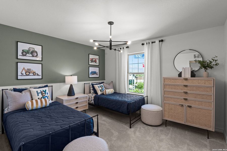 Furnished interior view inside a new home in Nopal Valley, San Antonio (Image 5).