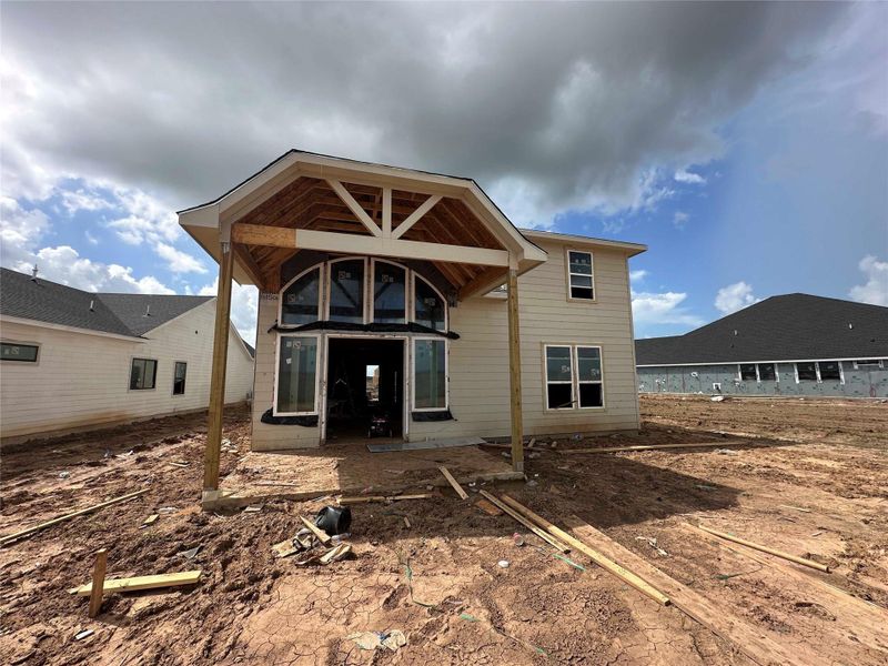 In-progress construction of a new home in Austin Point, Richmond, TX (Image 40). In-progress construction of a new home in Austin Point, Richmond, TX (Image 40).