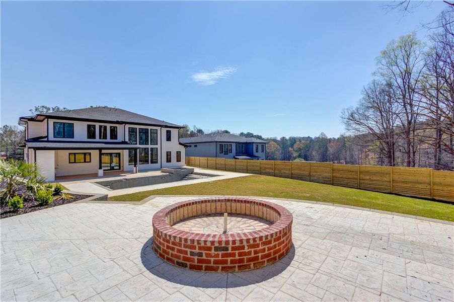 Exterior details and patio area of a home in , Sugar Hill (Image 28). Exterior details and patio area of a home in , Sugar Hill (Image 28).