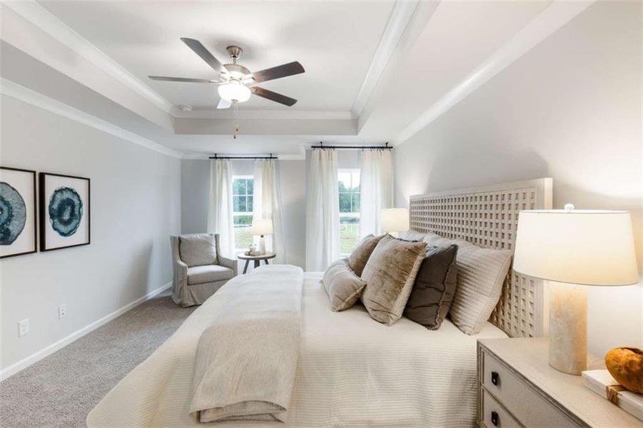 Furnished interior view inside a new home in , Conyers (Image 6).