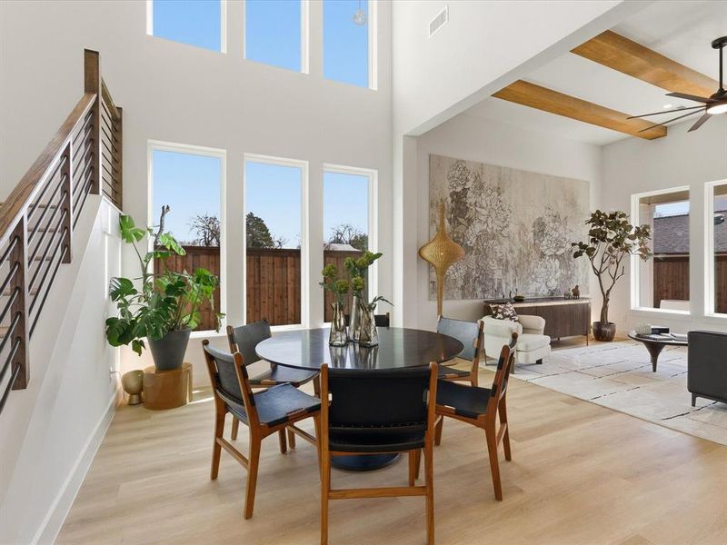 Furnished interior view inside a new home in , Dallas (Image 8).