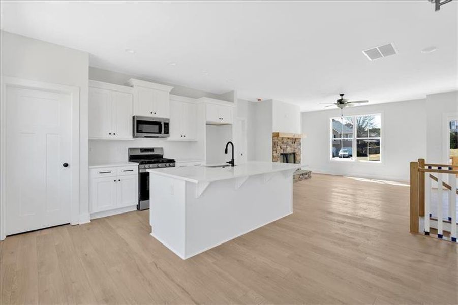 Furnished interior view inside a new home in , Douglasville (Image 7).