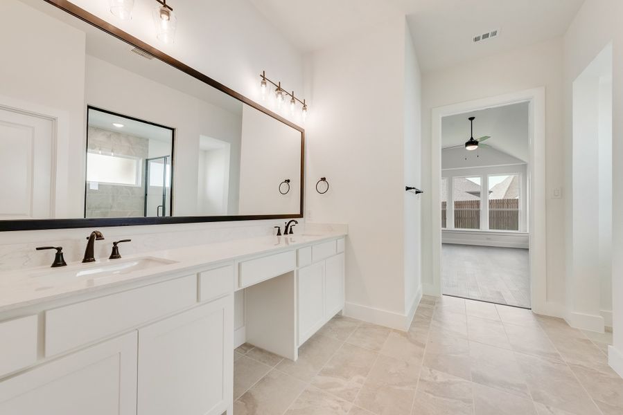 Furnished interior view inside a new home in Tavolo Park, Fort Worth (Image 10).