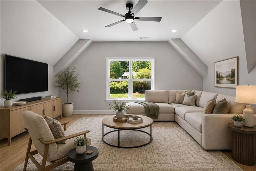 Furnished interior view inside a new home in , Cumming (Image 10).