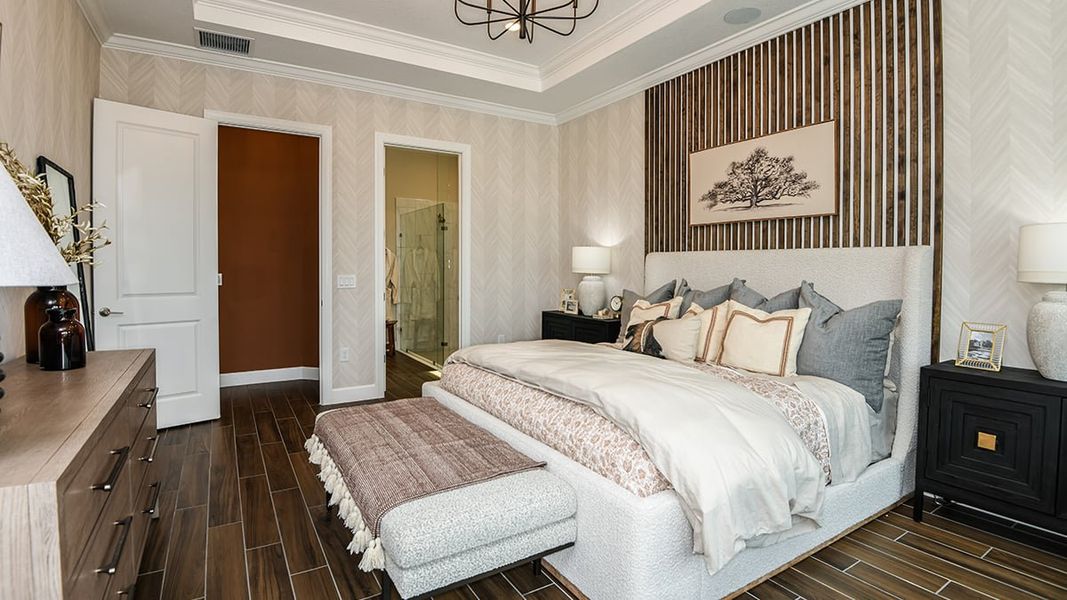 Representative furnished interior of a home built from the Lazio by Taylor Morrison in Westview Community Group Page, Kissimmee (Image 17).