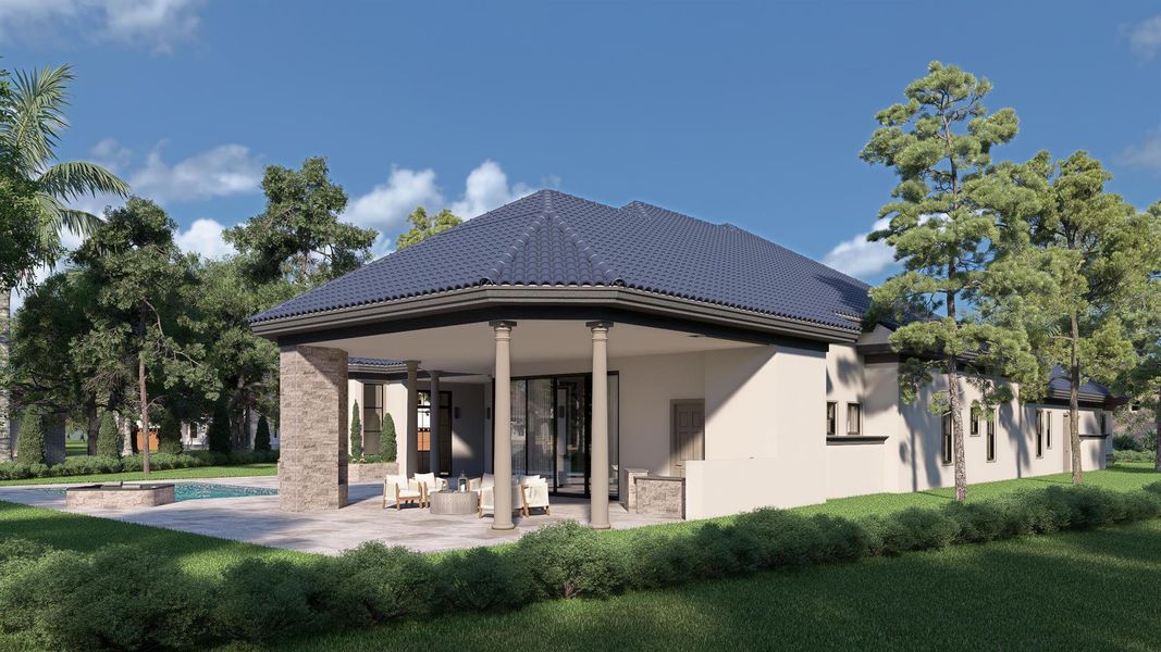 Exterior details and patio area of a home in , West Palm Beach (Image 4).