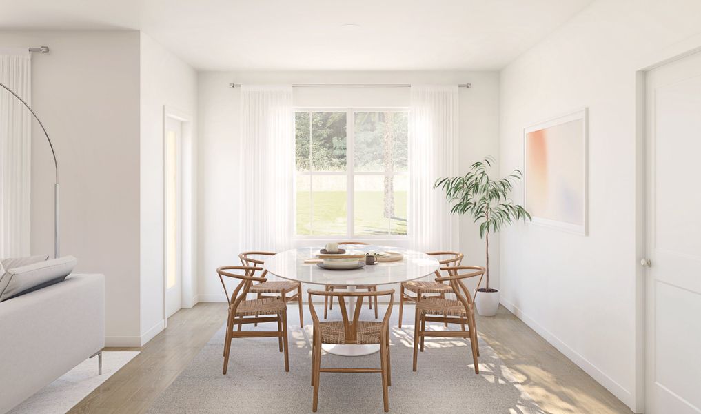 Furnished interior view inside a new home in Aspire at Palm Bay, Palm Bay (Image 9). Furnished interior view inside a new home in Aspire at Palm Bay, Palm Bay (Image 9).