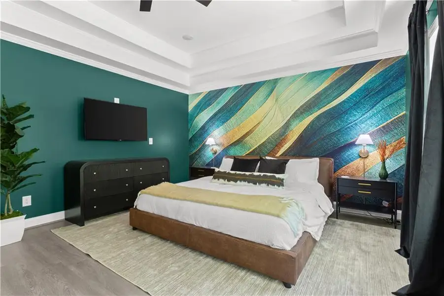 Furnished interior view inside a new home in , Snellville (Image 7).