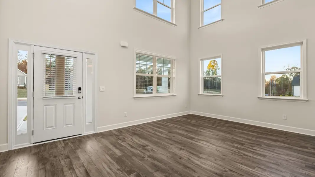 Representative unfurnished interior of a home built from the Jean Lee by D.R. Horton in Heritage Pointe, Senoia (Image 32).