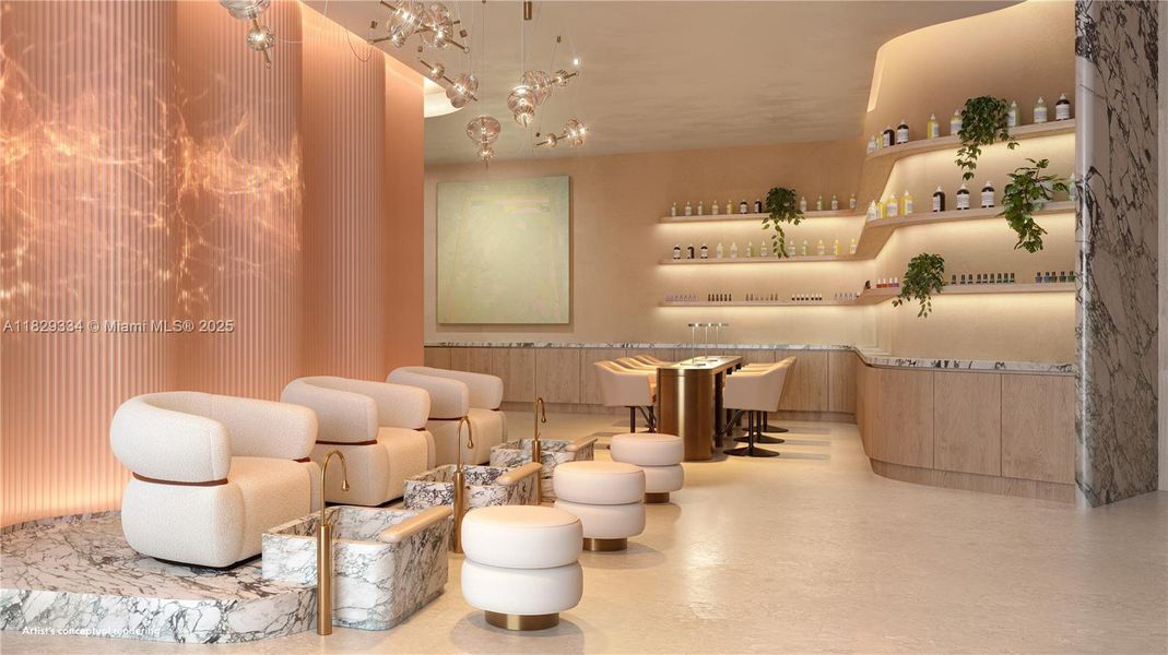 Furnished interior view inside a new home in , Pompano Beach (Image 17).