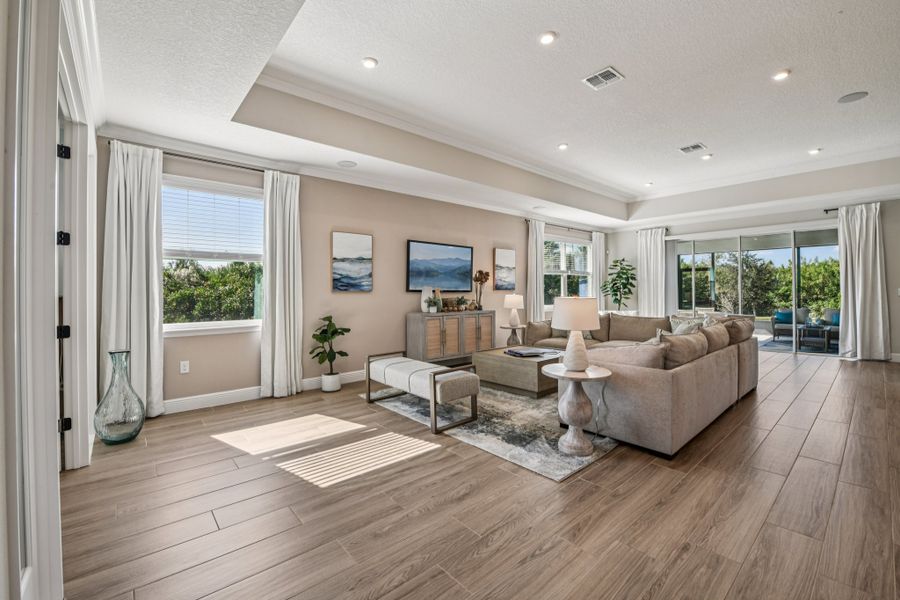 Representative furnished interior of a home built from the Sienna by Maronda Homes in Lake County Communities, Mount Plymouth (Image 14).