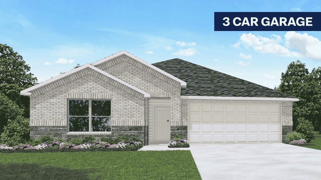 Image 13 representing the Jasper by D.R. Horton in Newport Pointe, Crosby, TX.